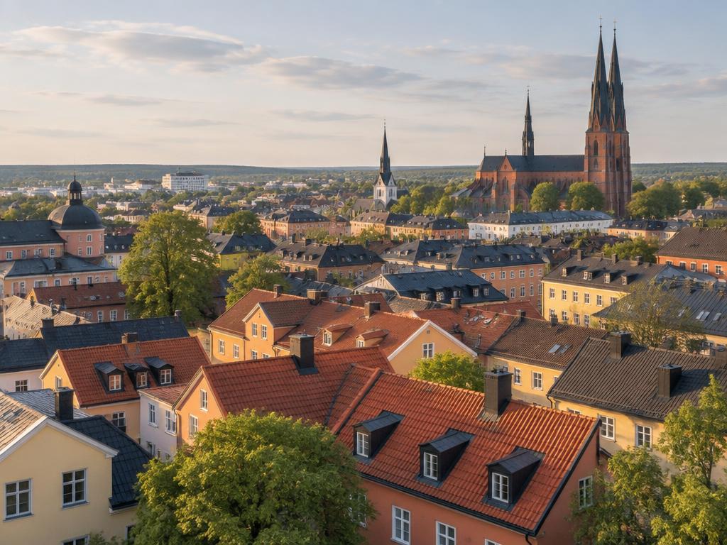 Uppsala stadsvy