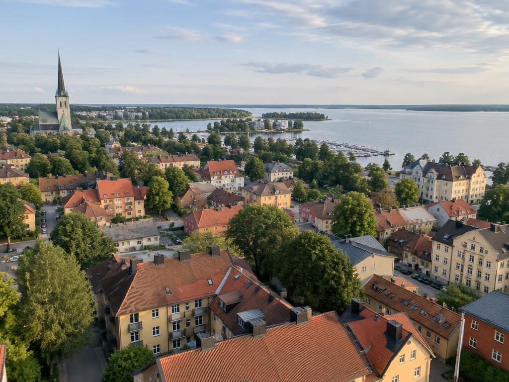 Västerås stadsvy